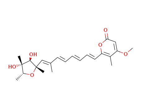 D-Iditol,2,5-anhydro-1,6-dideoxy-2-C-[(1E,3E,5E,7E)-8-(4-methoxy-5-methyl-2-oxo-2H-pyran-6-yl)-2-methyl-1,3,5,7-octatetraen-1-yl]-4-C-methyl-