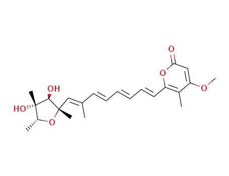 Molecular Structure of 25425-12-1 (citreoviridin)