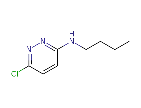 Molecular Structure of 1009-84-3 (3-(Butylamino)-6-chloropyridazine)