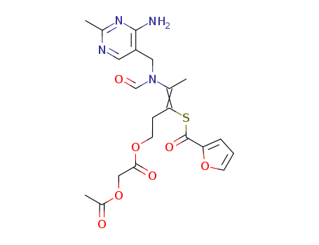 [(E)-4-[(4-amino-2-methylpyrimidin-5-yl)methyl-formylamino]-3-(furan-2-carbonylsulfanyl)pent-3-enyl] 2-acetyloxyacetate