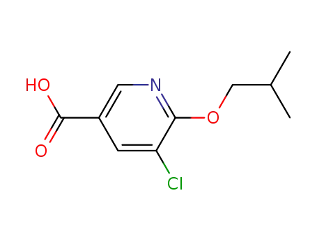 5-chloro-6-(2-methylpropoxy)pyridine-3-carboxylic acid