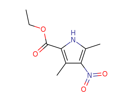 1H-Pyrrole-2-carboxylicacid, 3,5-dimethyl-4-nitro-, ethyl ester cas  5463-44-5