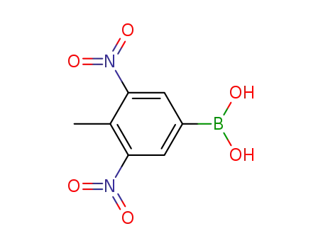 Molecular Structure of 28249-49-2 (3,5-DINITRO-4-METHYLBENZENEBORONIC ACID)