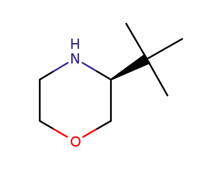 Molecular Structure of 1286768-66-8 ((R)-3-(tert-butyl)morpholine)