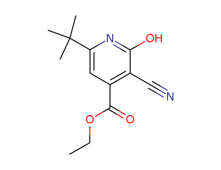 4-Pyridinecarboxylicacid, 3-cyano-6-(1, 1-dimethylethyl)-1, 2-dihydro-2-oxo-, ethyl ester