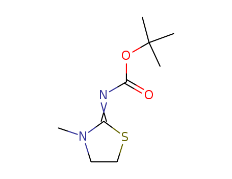 Carbamic acid,(3-methyl-2-thiazolidinylidene)-, 1,1-dimethylethyl ester (9CI)