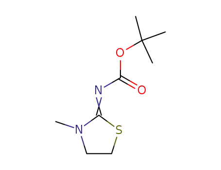 tert-Butyl N-(3-methyl-2-thiazolidinylidene)carbamate