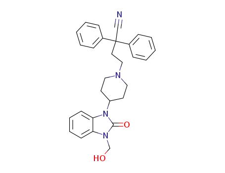 4-{4-[3-(hydroxymethyl)-2-oxo-2,3-dihydro-1H-benzimidazol-1-yl]piperidin-1-yl}-2,2-diphenylbutanenitrile