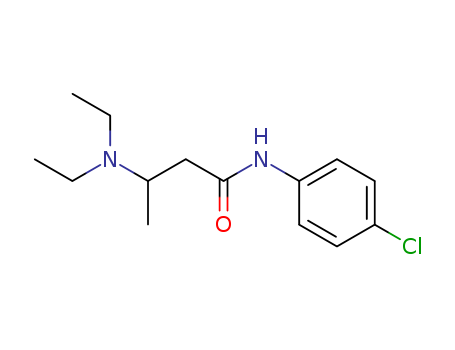 Butanamide,N-(4-chlorophenyl)-3-(diethylamino)-