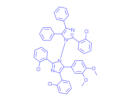 2,2',4-Tris(2-chlorophenyl)-5-(3,4-dimethoxyphenyl)-4',5'-diphenyl-1,1'-biimidazole；TCDM-HABI
