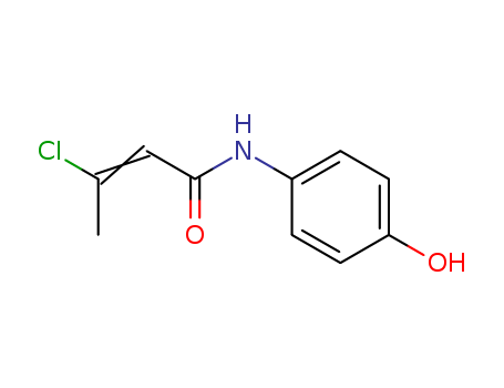 2-Butenamide,3-chloro-N-(4-hydroxyphenyl)-
