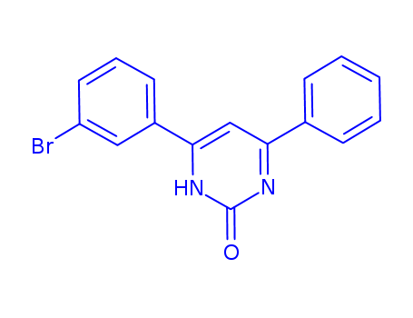 4-(3-bromophenyl)-6-phenylpyrimidin-2-ol cas no. 1006876-77-2 98%