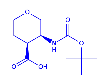 CIS-3-BOC-AMINO-TETRAHYDROPYRAN-4-CARBOXYLIC ACID