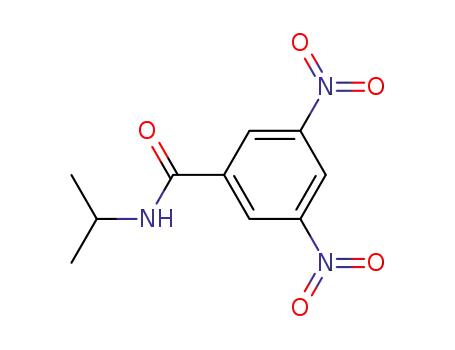 Molecular Structure of 10056-19-6 (BenzaMide, N-(1-Methylethyl)-3,5-dinitro-)