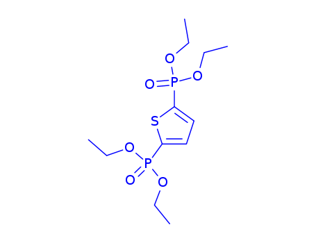 Phosphonic acid, 2, 5-thiophenediylbis-, tetraethyl ester (9CI)