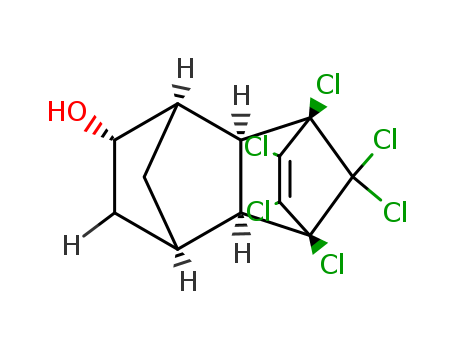 1,4:5,8-Dimethanonaphthalen-2-ol,5,6,7,8,9,9-hexachloro-1,2,3,4,4a,5,8,8a-octahydro-,(1R,2S,4R,4aR,5R,8S,8aS)-rel- (9CI)