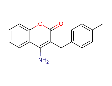 4-amino-3-(p-methylbenzyl)-2-oxochromene