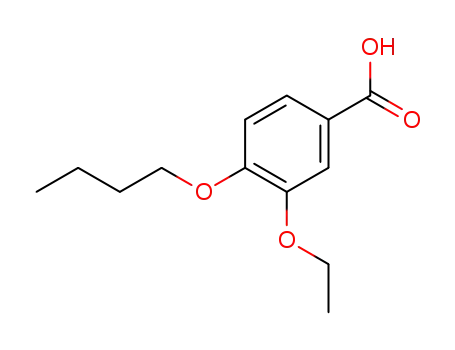 Molecular Structure of 101268-36-4 (4-BUTOXY-3-ETHOXY-BENZOIC ACID)