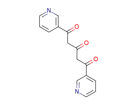 Molecular Structure of 1678-15-5 (1,5-di(pyridin-3-yl)pentane-1,3,5-trione)