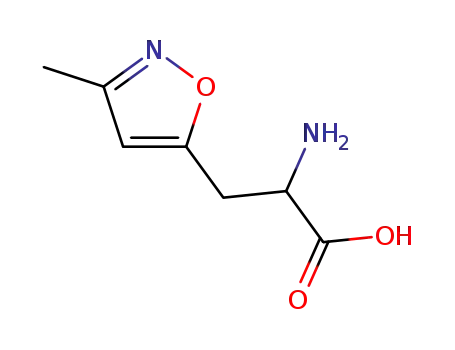 Molecular Structure of 100959-34-0 (5-Isoxazolealanine,3-methyl-(6CI))