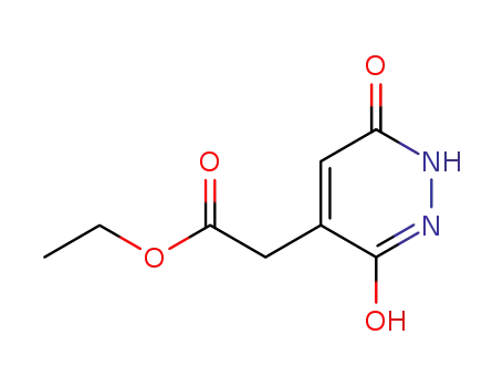 Molecular Structure of 10071-27-9 (ethyl (3,6-dioxo-1,2,3,6-tetrahydropyridazin-4-yl)acetate)