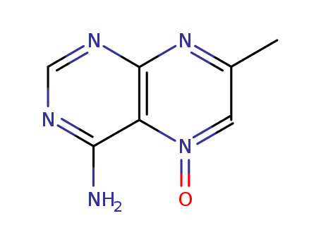 Pteridine, 4-amino-7-methyl-, 5-oxide (7CI,8CI)
