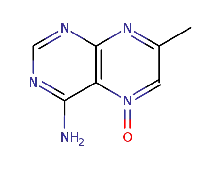 Molecular Structure of 1010-55-5 (Pteridine, 4-amino-7-methyl-, 5-oxide (7CI,8CI))