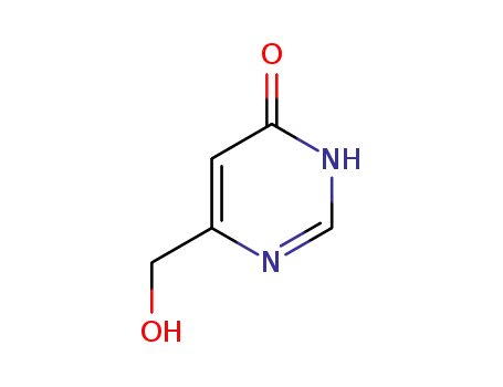 Molecular Structure of 100959-93-1 (4(3H)-Pyrimidinone, 6-(hydroxymethyl)- (6CI))