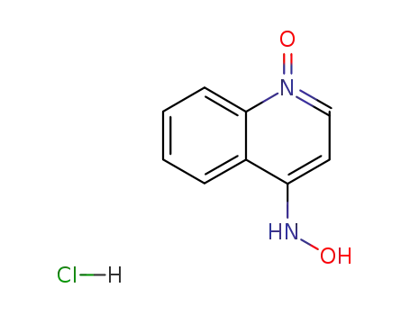 Molecular Structure of 1010-61-3 (4-HYDROXYAMINOQUINOLINE N-OXIDE HYDROCHLORIDE)