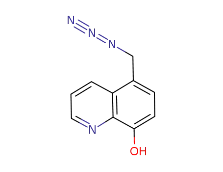 Molecular Structure of 1005143-73-6 (5-(AZIDOMETHYL)QUINOLIN-8-OL)