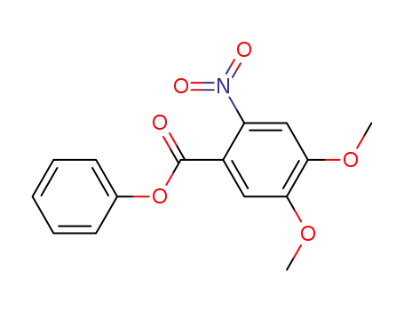 Molecular Structure of 100905-32-6 (Phenyl4,5-dimethoxy-2-nitrobenzoate)