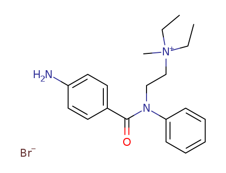 Ethanaminium,2-[(4-aminobenzoyl)phenylamino]-N,N-diethyl-N-methyl-, bromide (1:1)