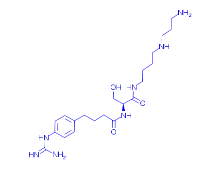 10-(N-(4-(4-Guanidinophenyl)butanoyl)-L-seryl)-1,5,10-triazadecane