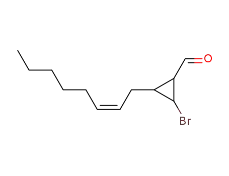 2-Bromo-3-((Z)-oct-2-enyl)-cyclopropanecarbaldehyde