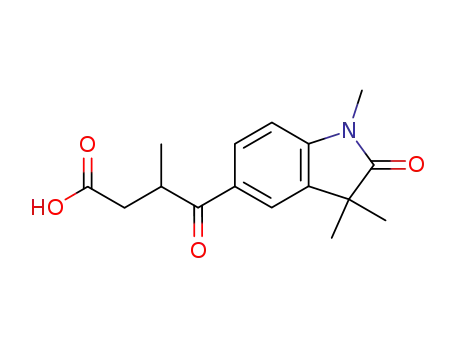 3-Methyl-4-oxo-4-(1,3,3-trimethyl-2-oxo-2,3-dihydro-1H-indol-5-yl)-butyric acid