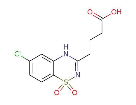 6-クロロ-2H-1,2,4-ベンゾチアジアジン-3-ブタン酸1,1-ジオキシド