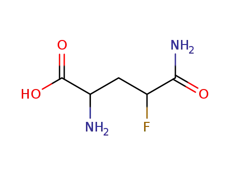 Molecular Structure of 10056-70-9 (Glutamine, 4-fluoro- (7CI,8CI))