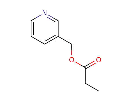 Molecular Structure of 10072-10-3 (propionic acid-[3]pyridylmethyl ester)