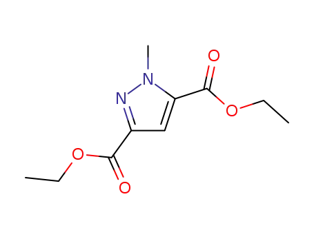 Molecular Structure of 100852-80-0 (1-METHYL-1 H-PYRAZOLE-3,5-DICARBOXYLIC ACID DIETHYL ESTER)