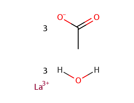 Molecular Structure of 25721-92-0 (LANTHANUM ACETATE HYDRATE/ 99.9%)