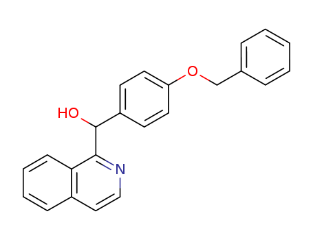 1-Isoquinolinemethanol,a-[4-(phenylmethoxy)phenyl]- cas  10174-89-7