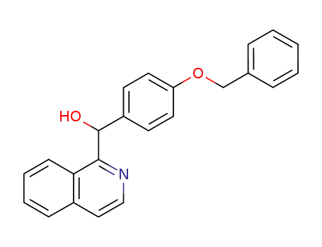 Molecular Structure of 10174-89-7 ([4-(benzyloxy)phenyl](isoquinolin-1-yl)methanol)