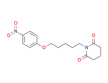 <i>N</i>-[5-(4-nitro-phenoxy)-pentyl]-glutarimide