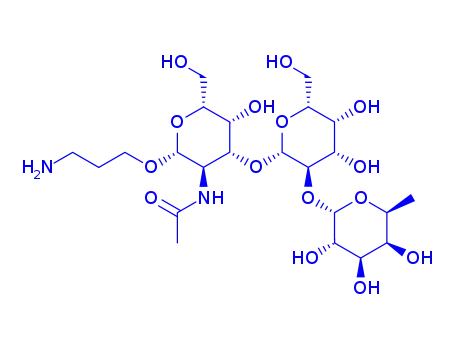 Fucα1-2Galβ1-3GalNAcβ-OCH<sub>2</sub>CH<sub>2</sub>CH<sub>2</sub>NH<sub>2</sub>