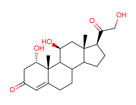 Molecular Structure of 10163-49-2 (1alpha-Hydroxycorticosterone)