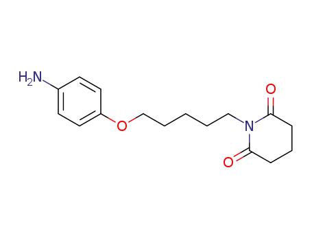 Glutarimide, N-(5-(p-aminophenoxy)pentyl)-