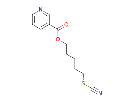 5-티오시아나토펜틸 피리딘-3-카르복실레이트