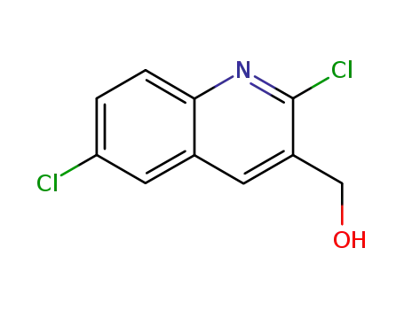 Molecular Structure of 1017429-35-4 (2,6-DICHLOROQUINOLINE-3-METHANOL)