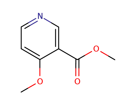 Molecular Structure of 10177-32-9 (METHYL4-METHOXYNICOTINATE)