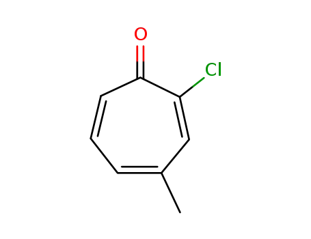 Molecular Structure of 72271-69-3 (2,4,6-Cycloheptatrien-1-one,  2-chloro-4-methyl-)